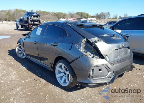 2017 Honda Civic Sport из США, поврежденный, VIN SHHFK7H45HU227703